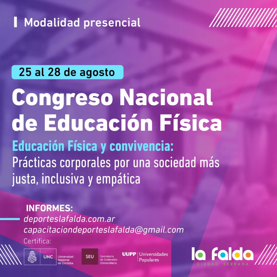 Congreso Nacional de Educación Física en La Falda.